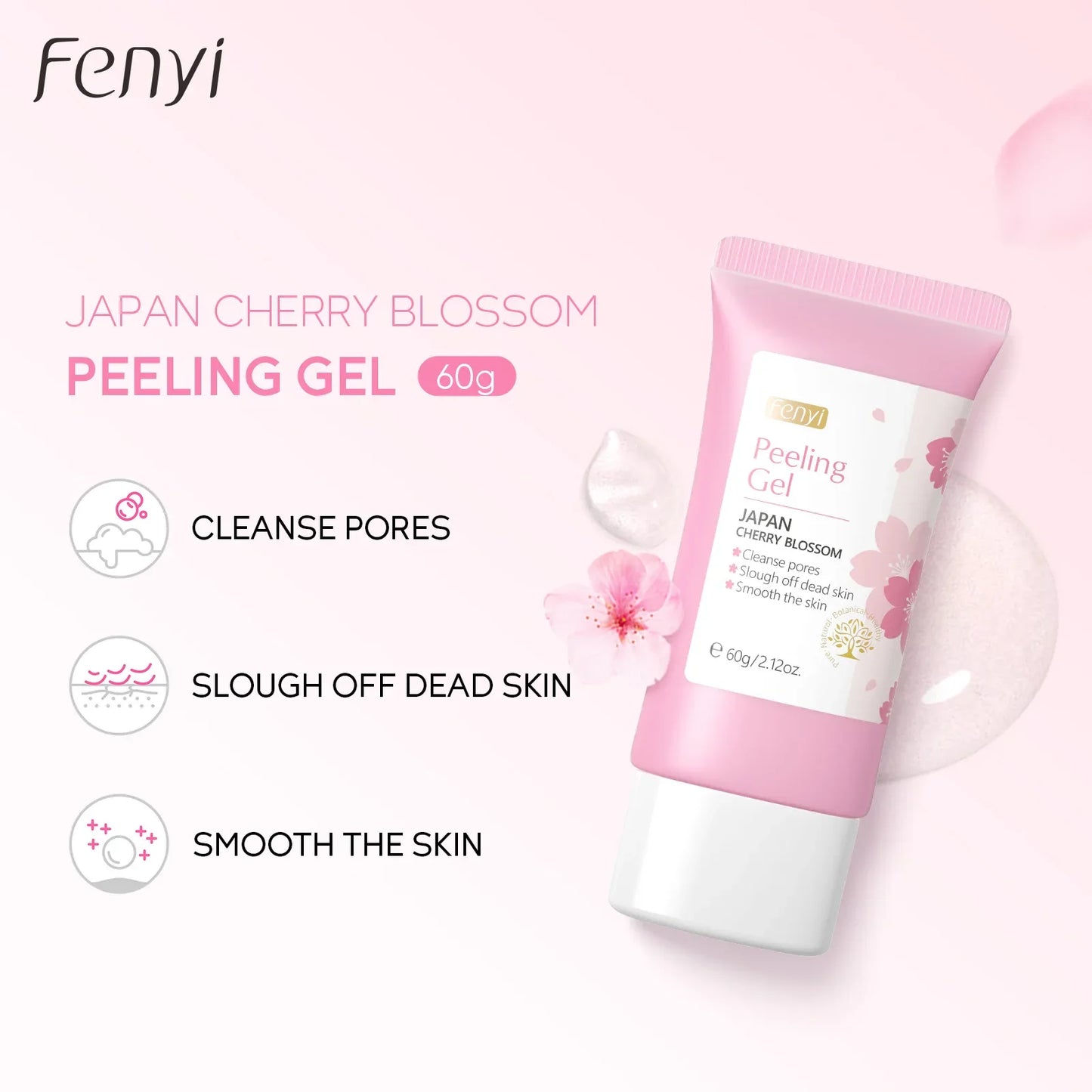 Sakura Face Deep Cleaning Exfoliating Gel