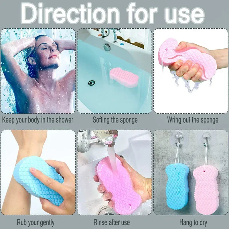 Shower Brush Body Cleanser Silicone Sponge