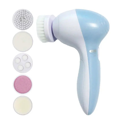 Electric Facial Cleaner 5 IN 1 Face Cleansing Brush