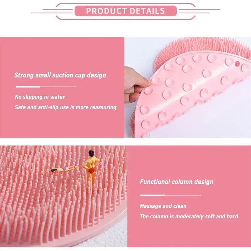 Shower Brush Body Cleanser Silicone Sponge
