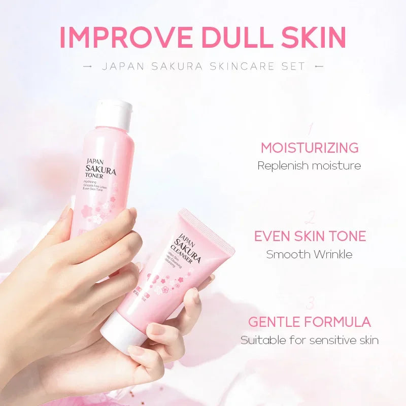 LAIKOU Sakura Kit 5 piece Skin Care Sets