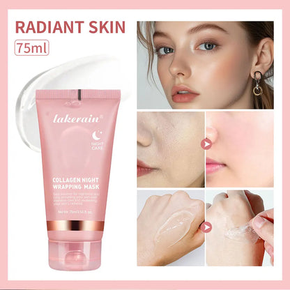 Jelly Cream Hydrolyzed Collagen Overnight Facial Mask Wrap