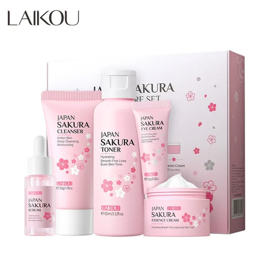 LAIKOU Sakura Kit 5 piece Skin Care Sets