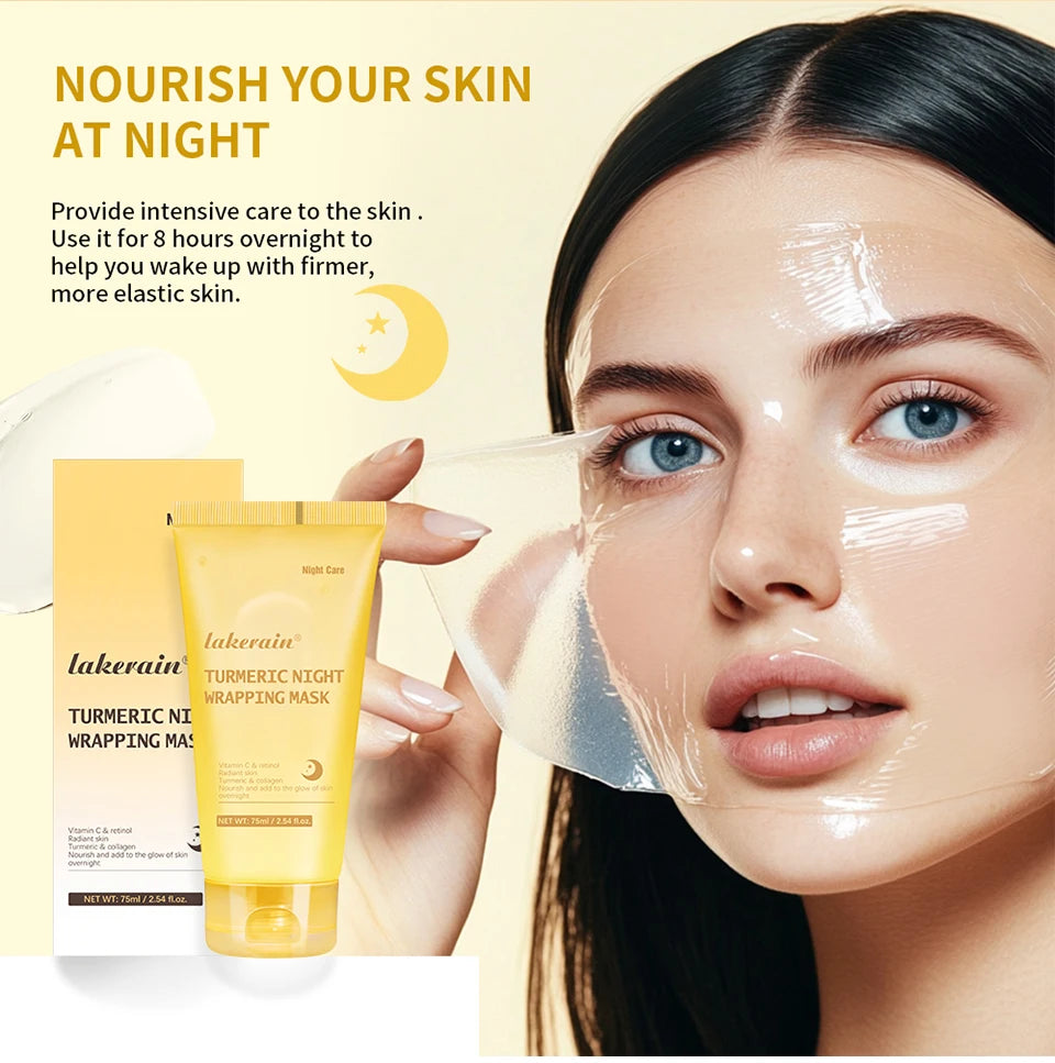 Jelly Cream Hydrolyzed Collagen Overnight Facial Mask Wrap