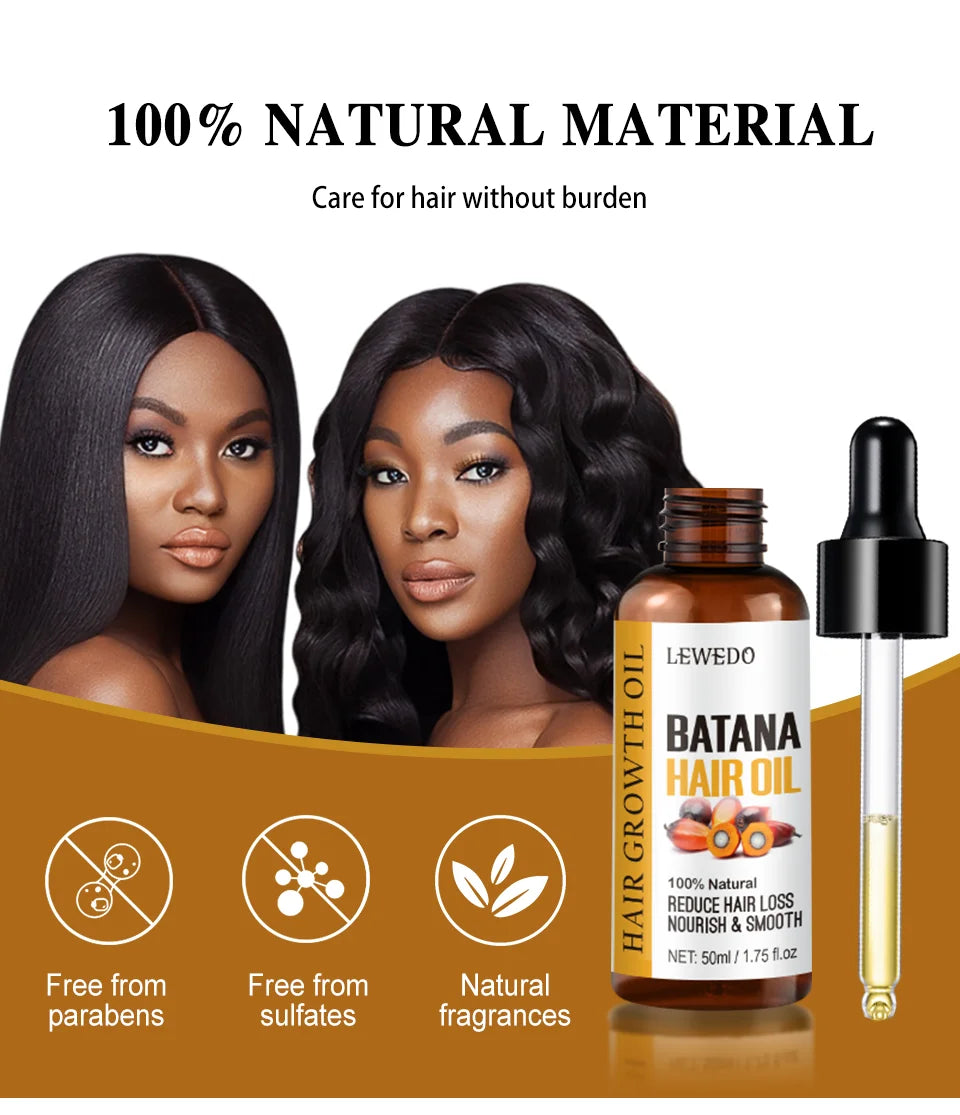 Lewedo Naturals Batana Oil Fast Hair Growth for Men Women