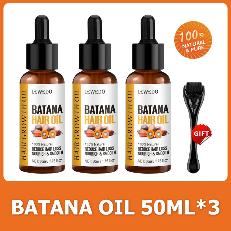 Lewedo Naturals Batana Oil Fast Hair Growth for Men Women