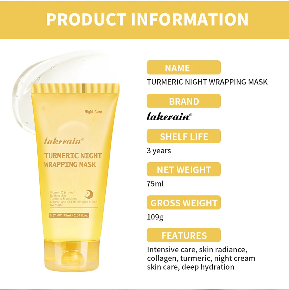 Jelly Cream Hydrolyzed Collagen Overnight Facial Mask Wrap