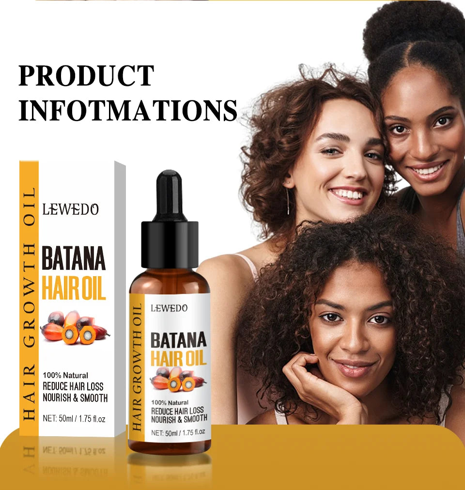 Lewedo Naturals Batana Oil Fast Hair Growth for Men Women