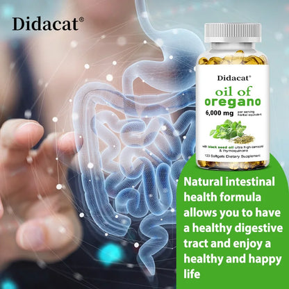 Oregano oil softgels