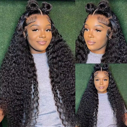 Curly Deep Wave Frontal Wig