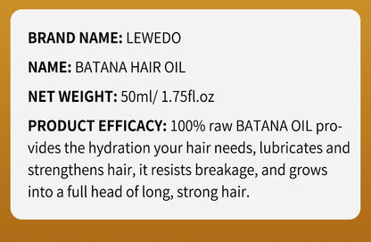 Lewedo Naturals Batana Oil Fast Hair Growth for Men Women