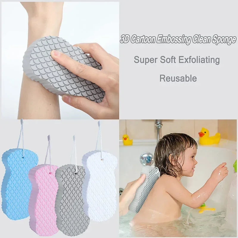 Shower Brush Body Cleanser Silicone Sponge