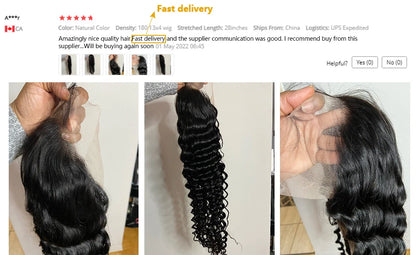 Curly Deep Wave Frontal Wig