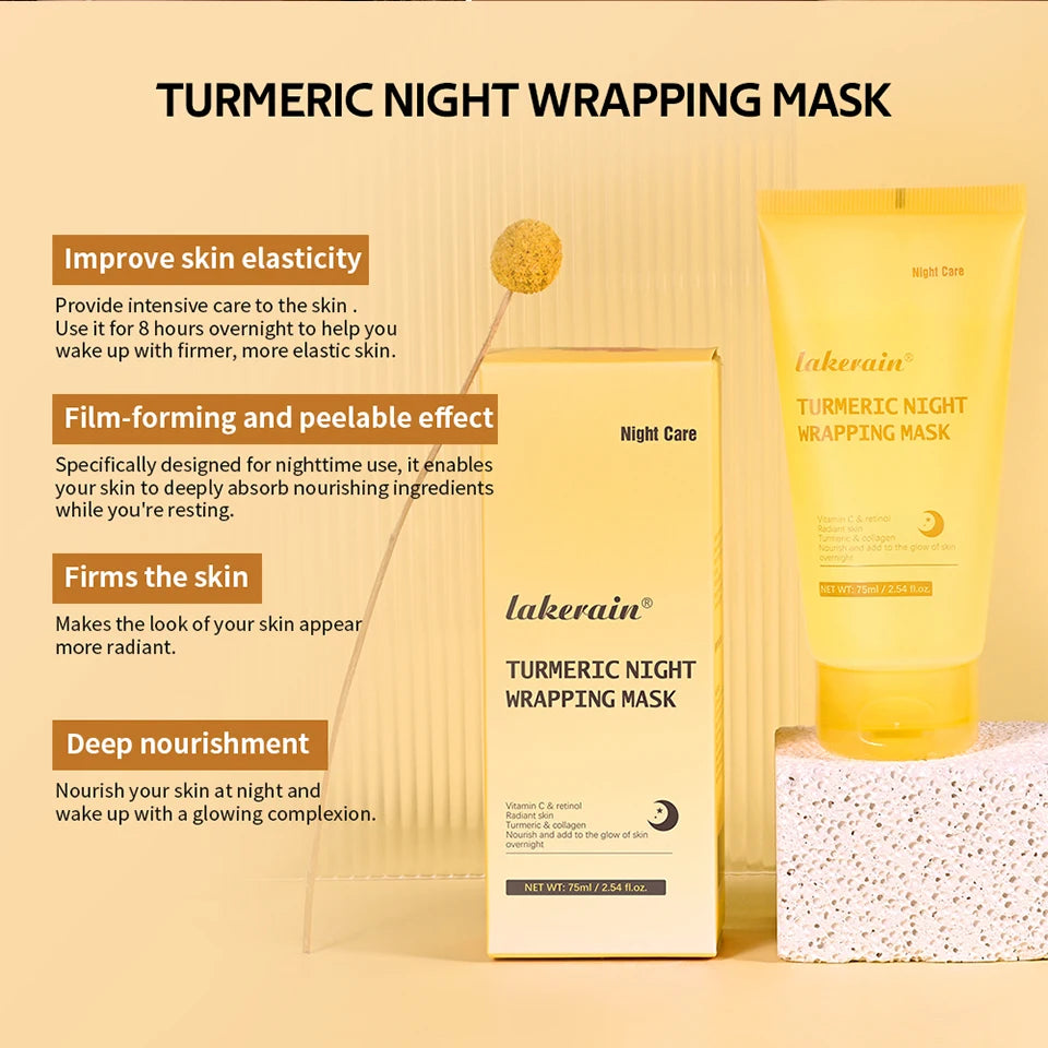 Jelly Cream Hydrolyzed Collagen Overnight Facial Mask Wrap